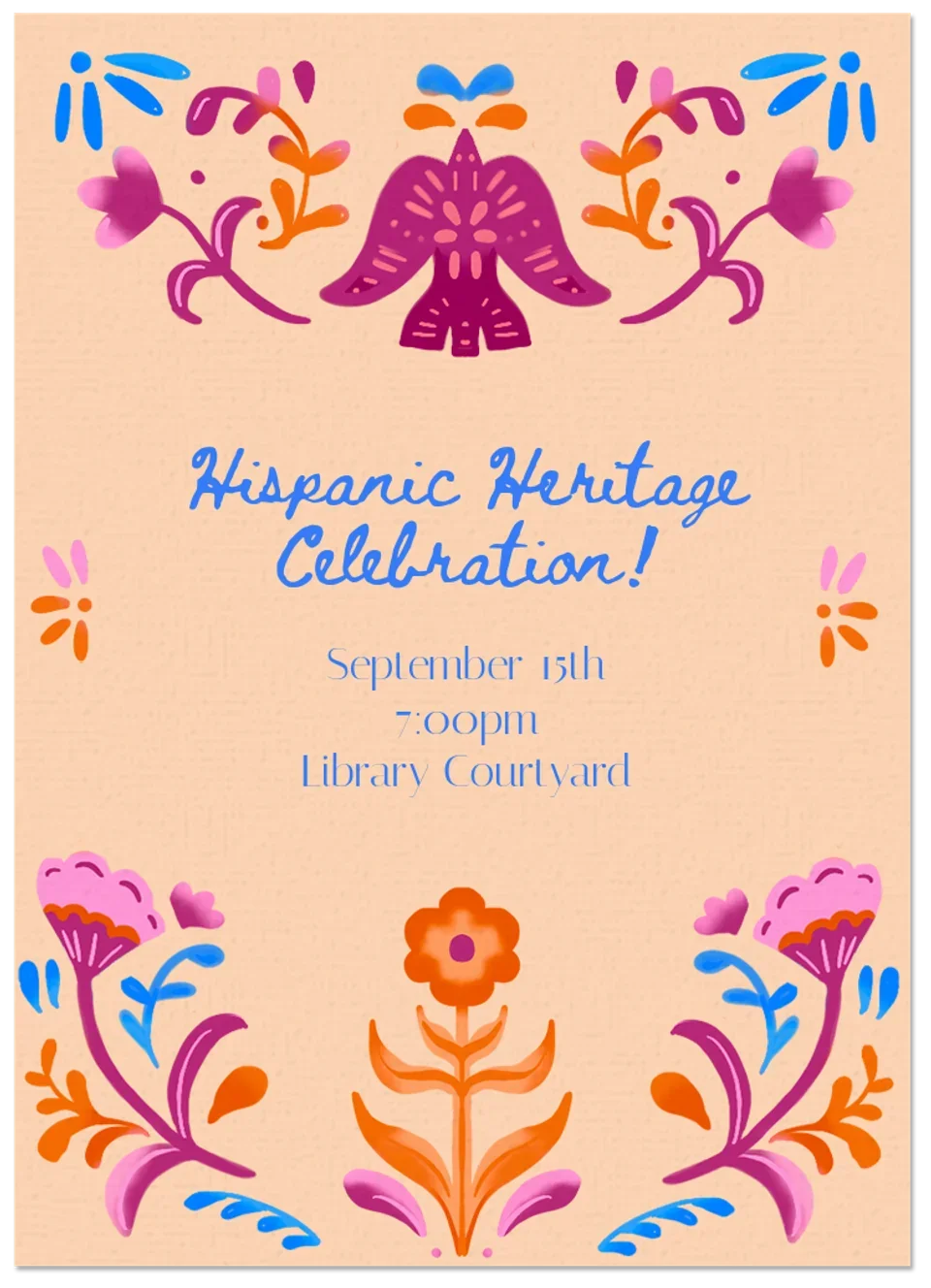 Hispanic Heritage Month card image