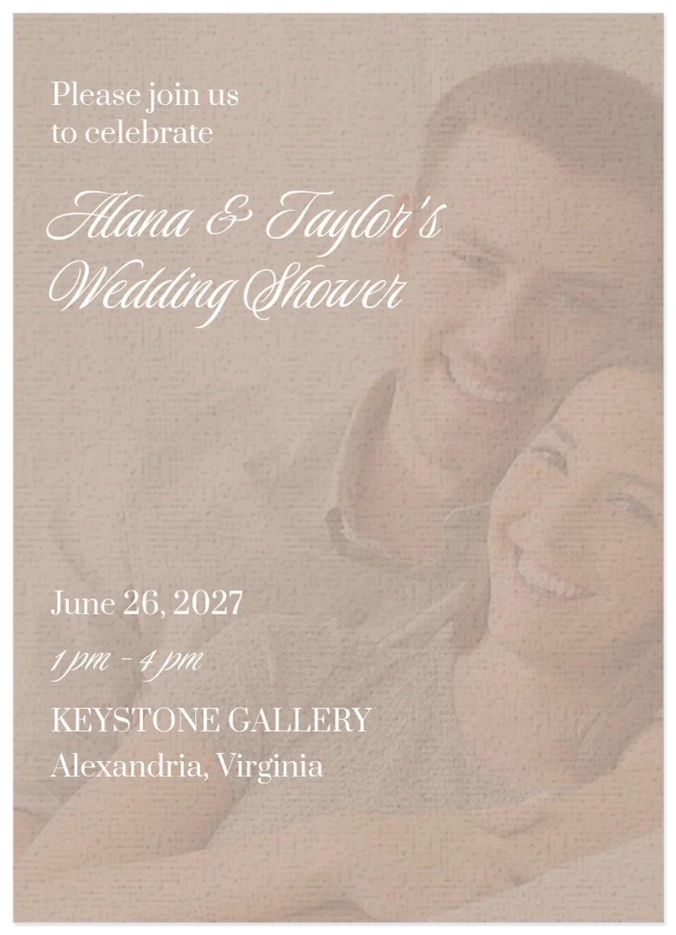 Sepia Toned Overlay card image