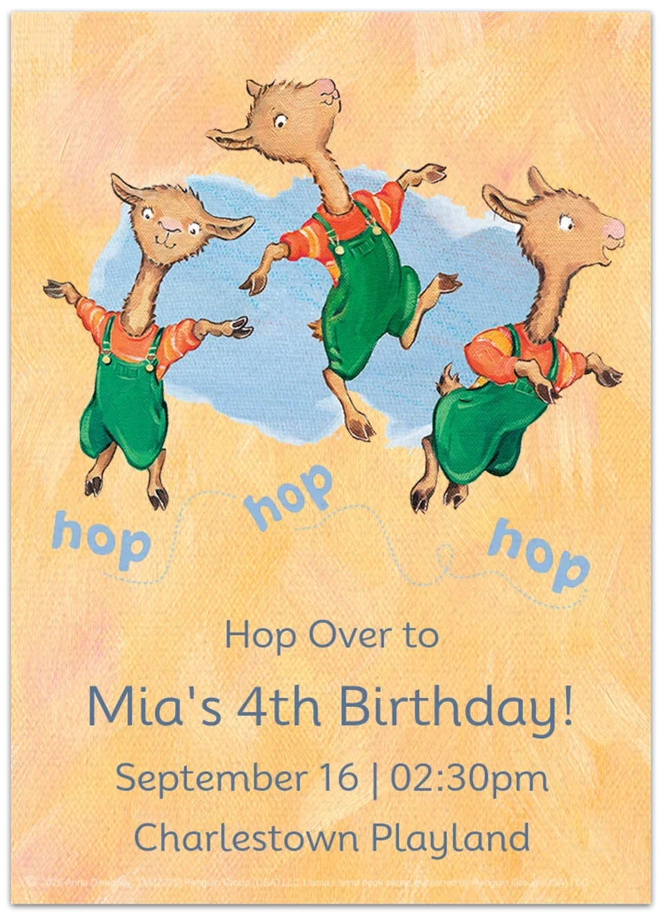 Llama Llama | Celebrate card image