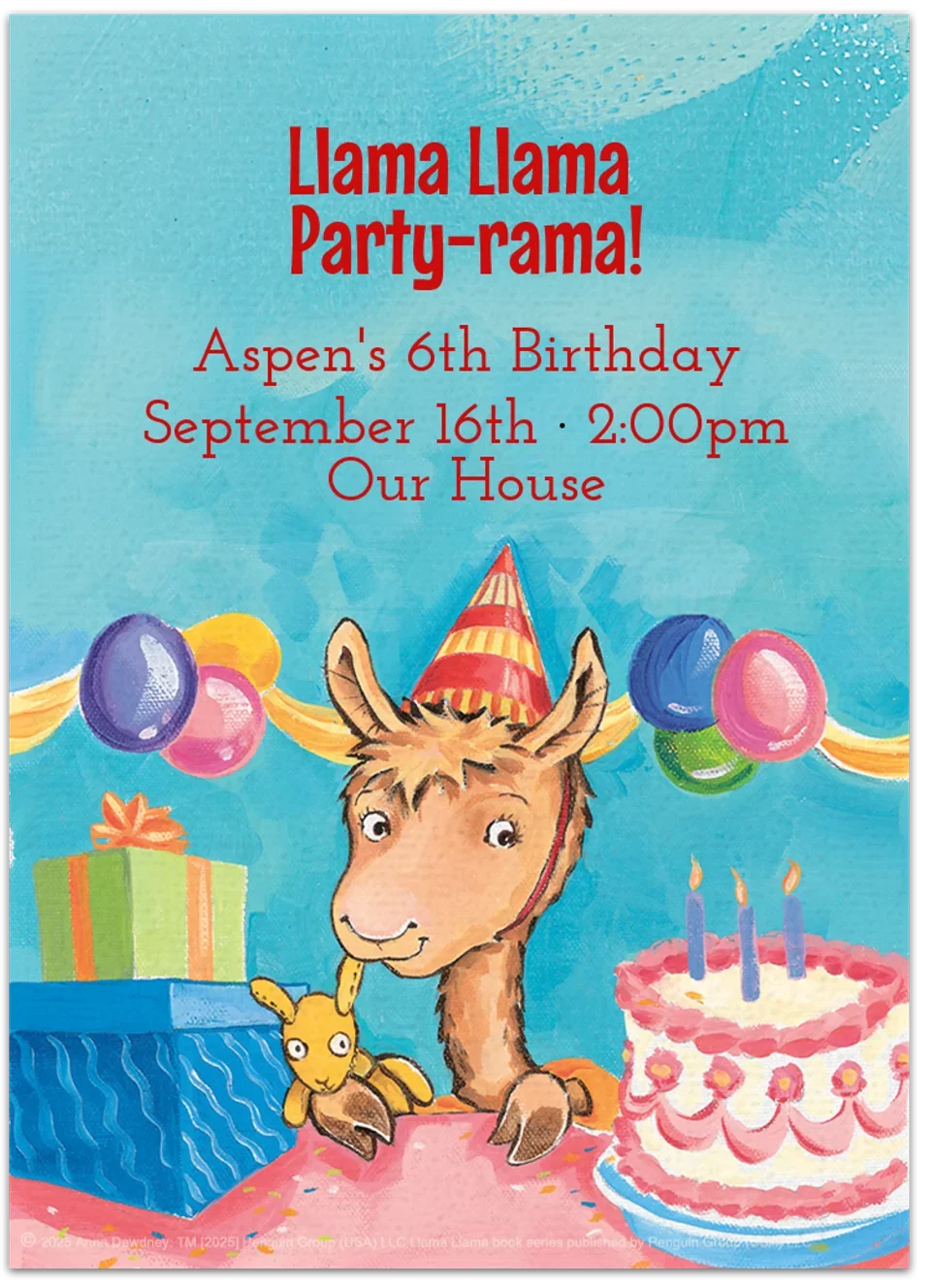 Llama Llama | Partyrama card image