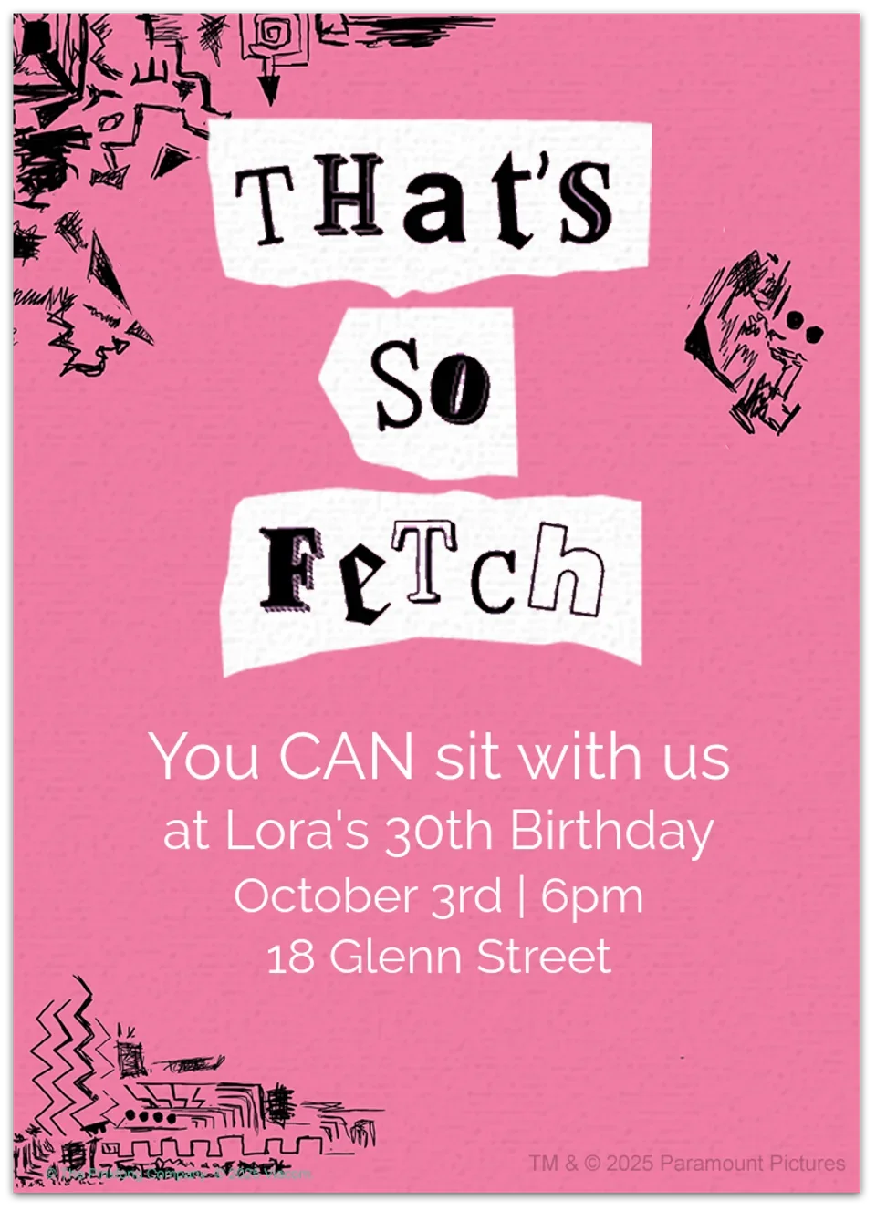 Mean Girls | That's So Fetch card image