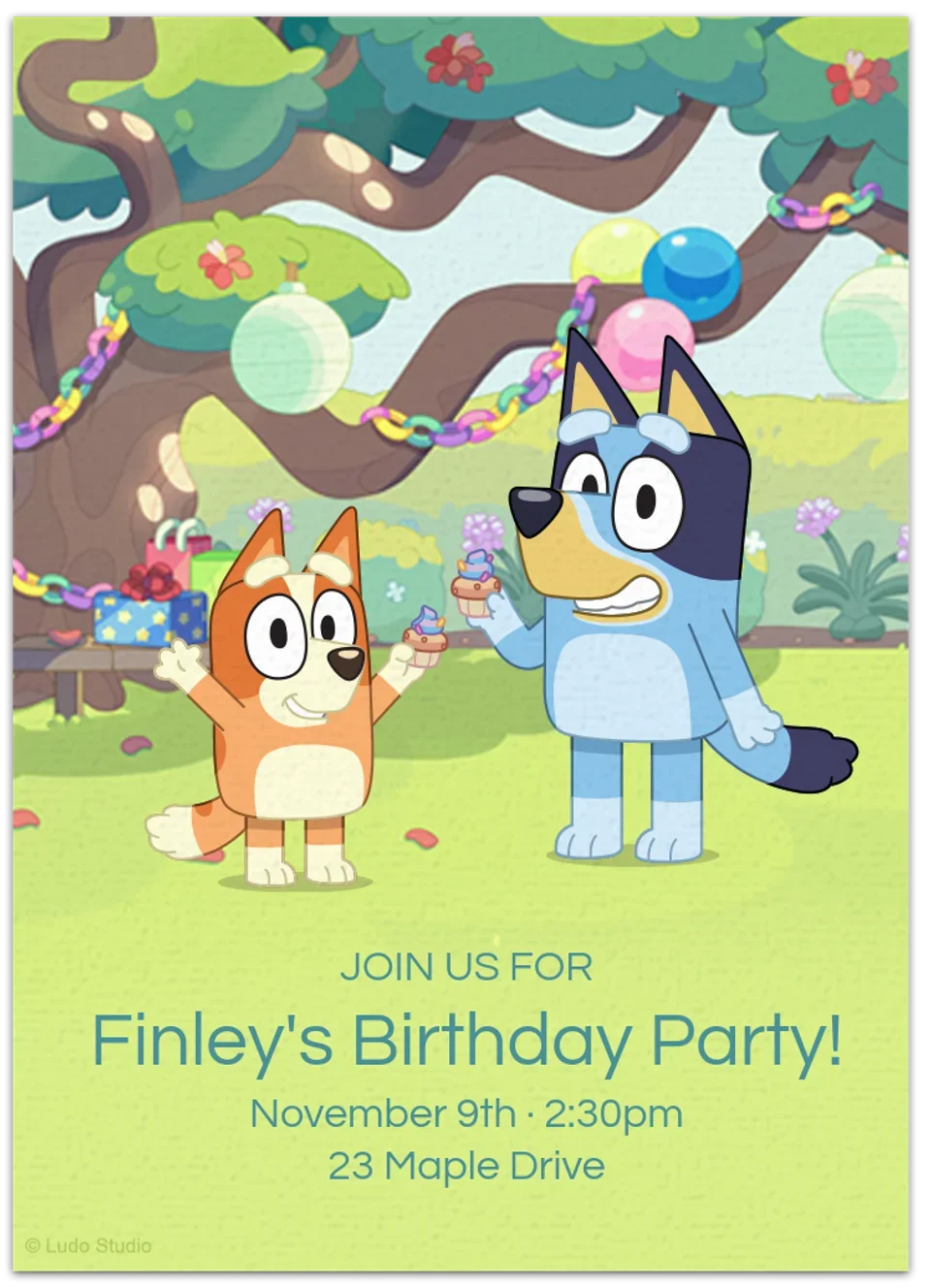 Bluey | Celebration card image