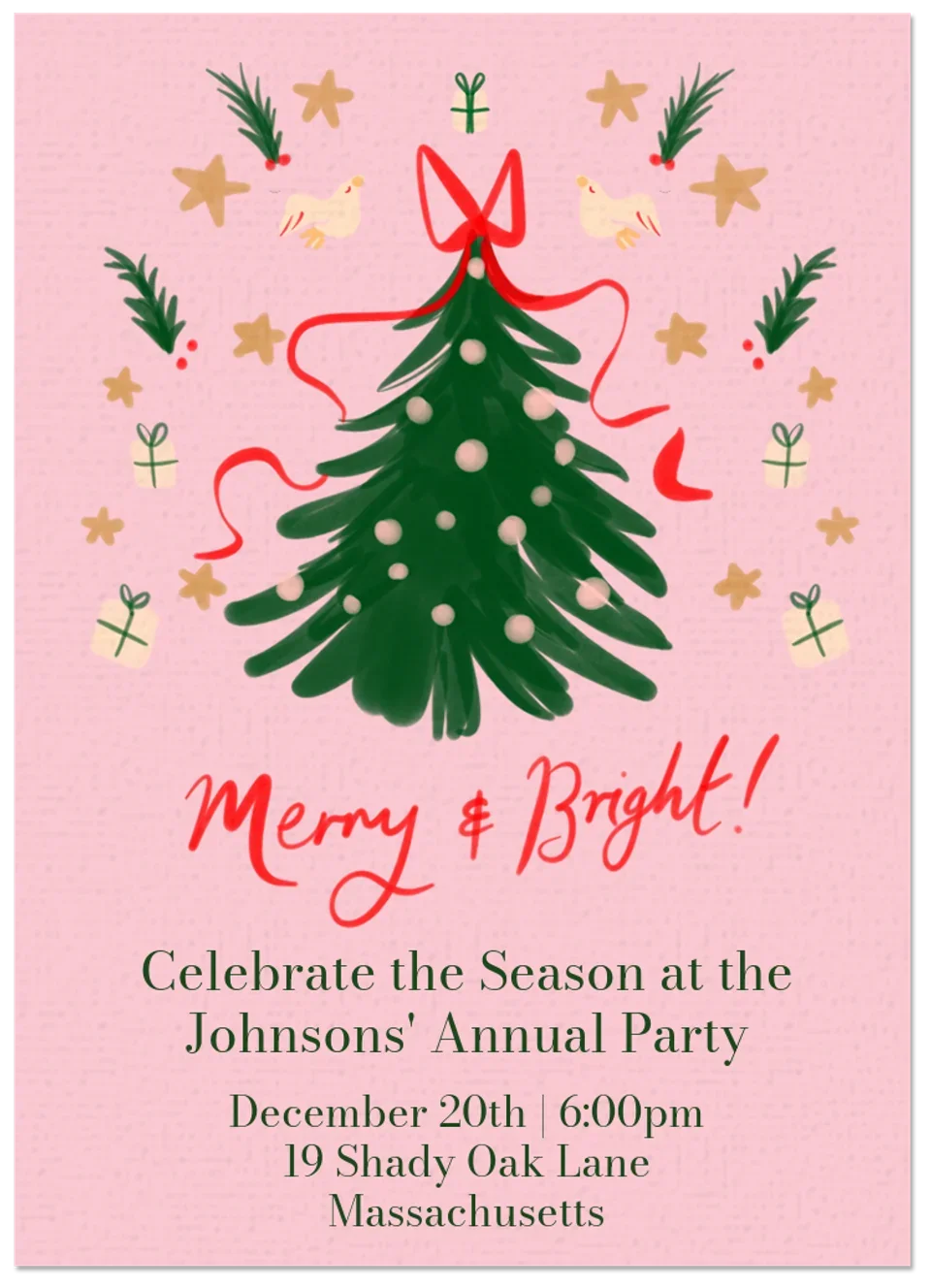 Merry & Bright! card image