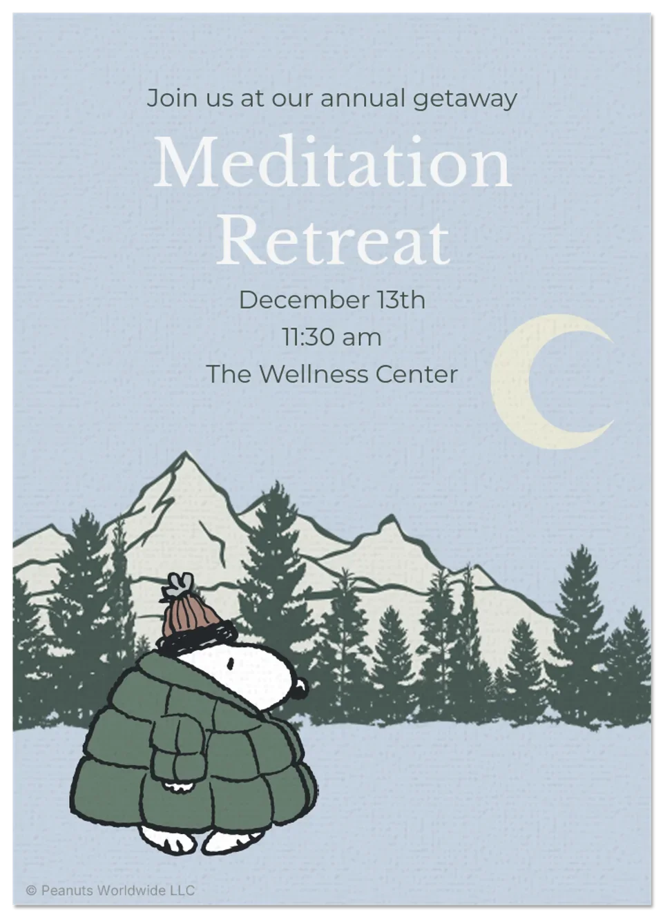 Peanuts | Puffy Coat card image