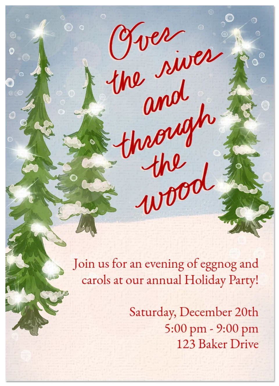 Enchanted Winter Forest card image