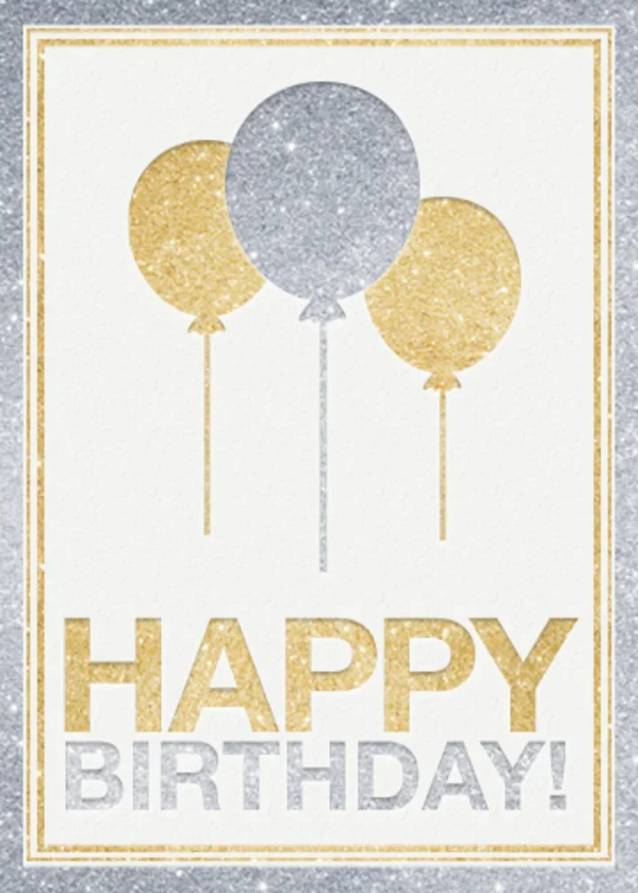 Birthday Sparkle card image