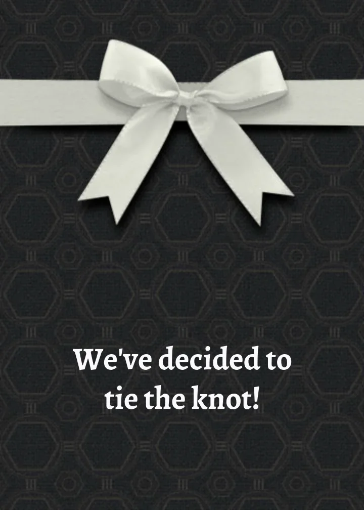 Engagement Bow card image