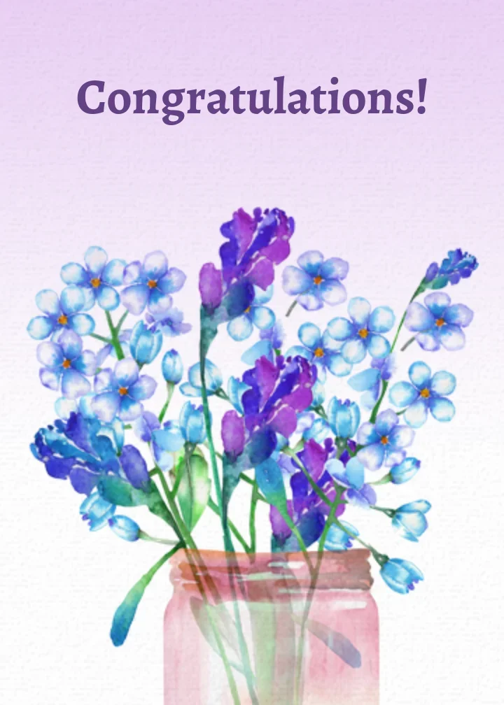 Flowers for You card image