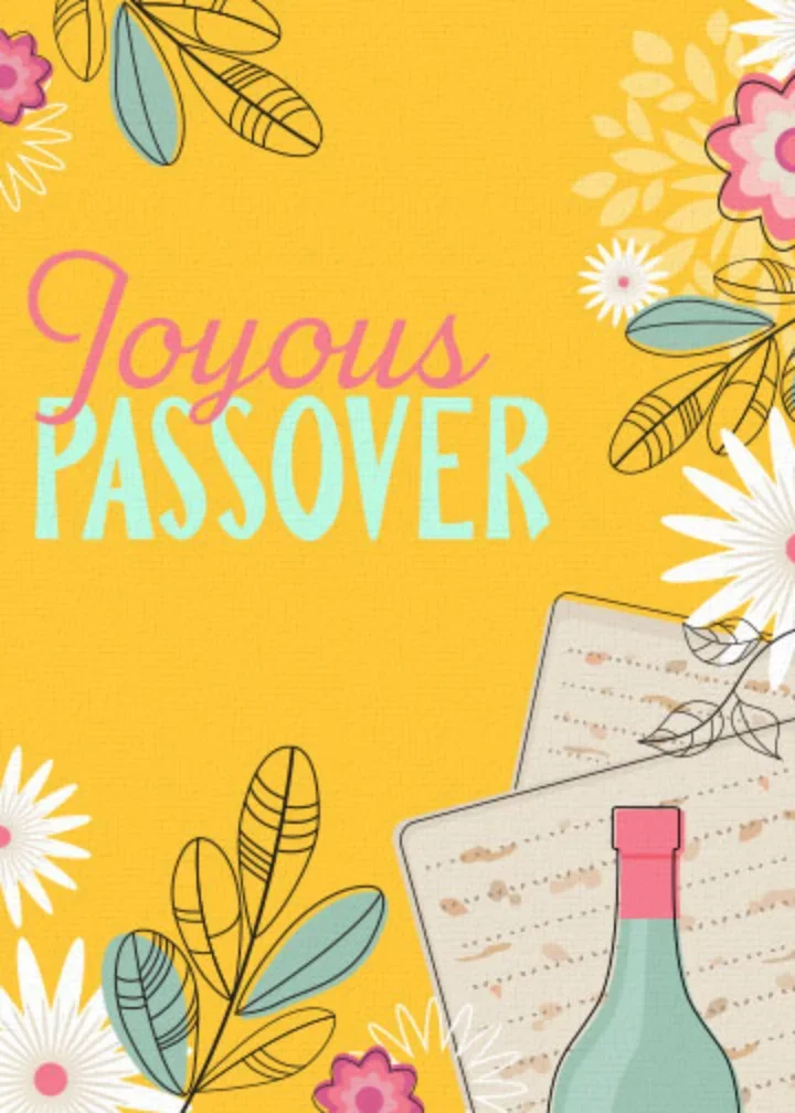 Joyous Passover card image