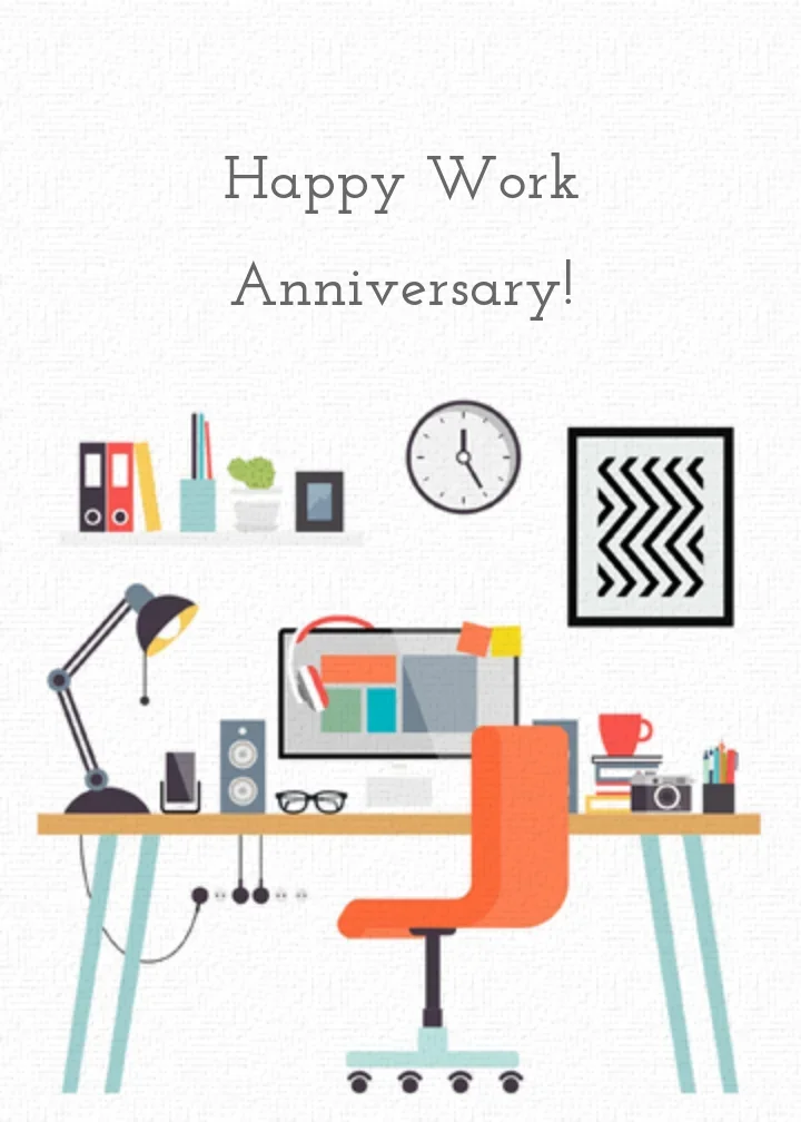 Work Anniversary Congrats card image