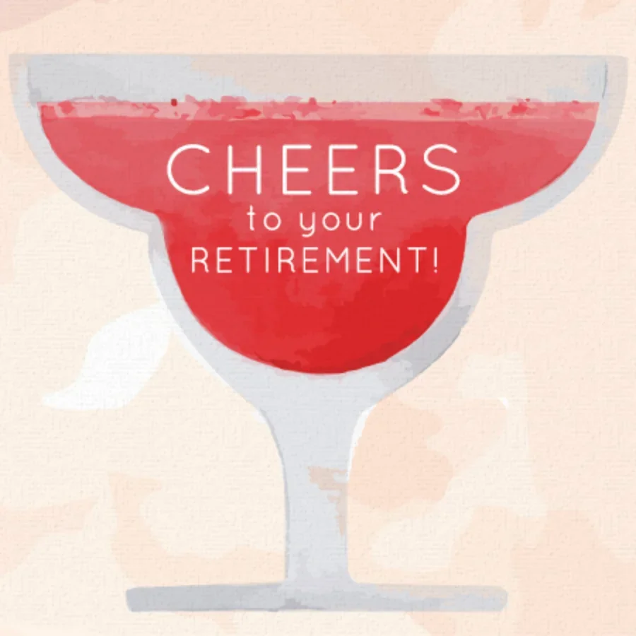 Cheers To Your Retirement card image