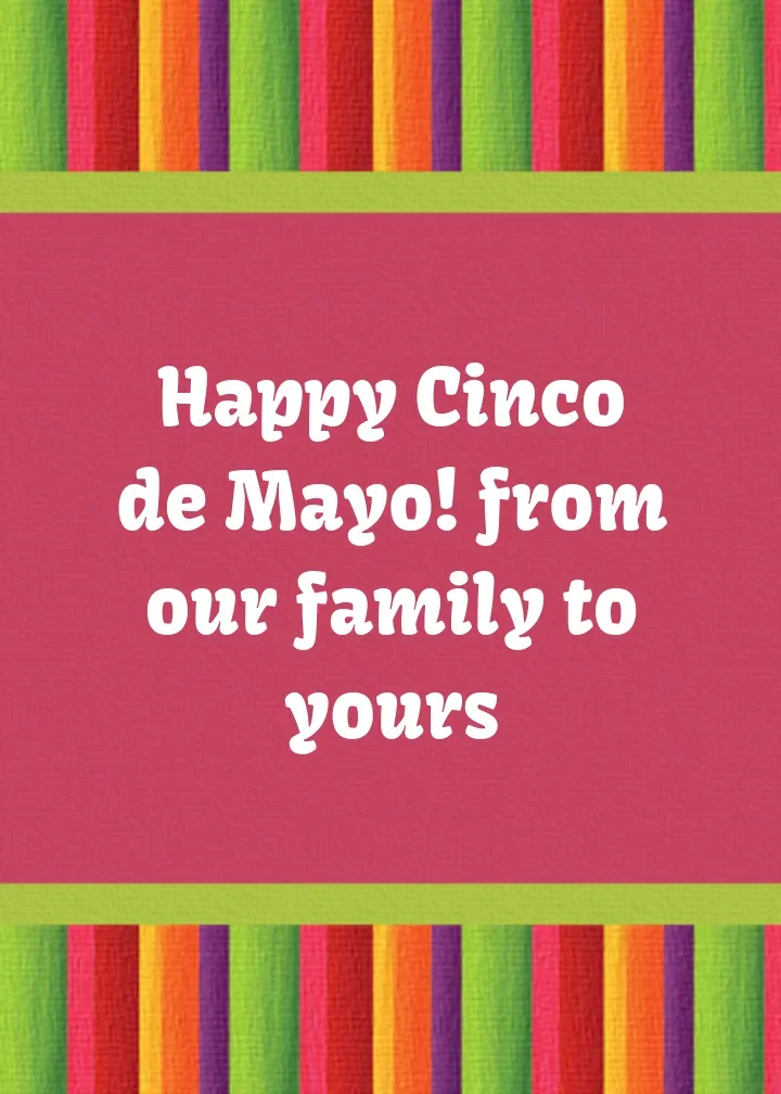 Cinco de Mayo Stripe card image