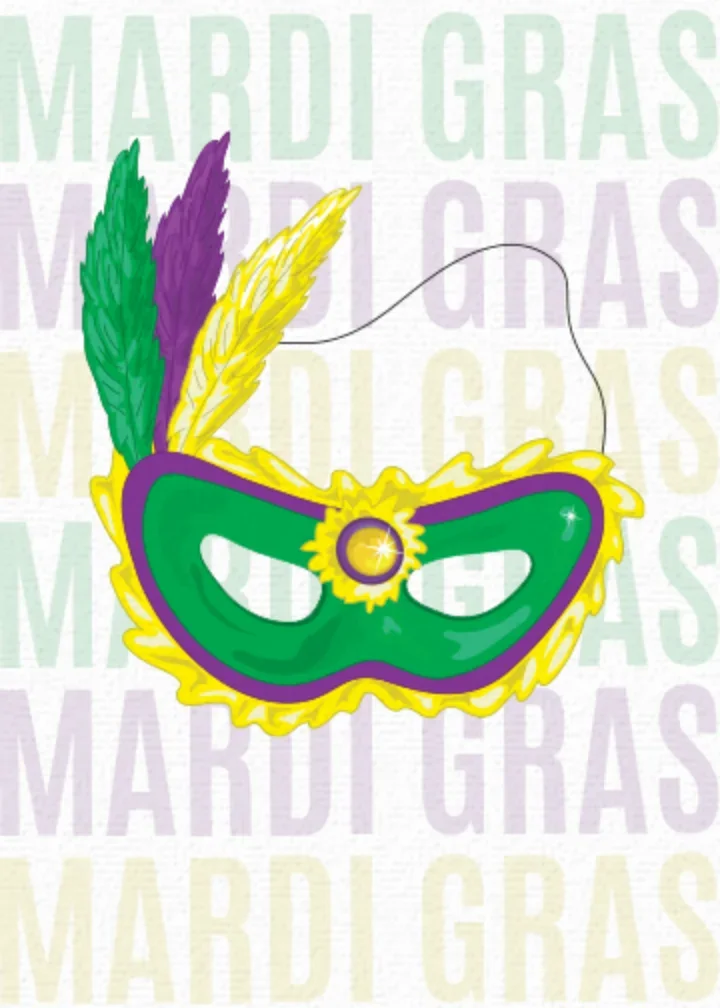 Mardi Gras Mask card image