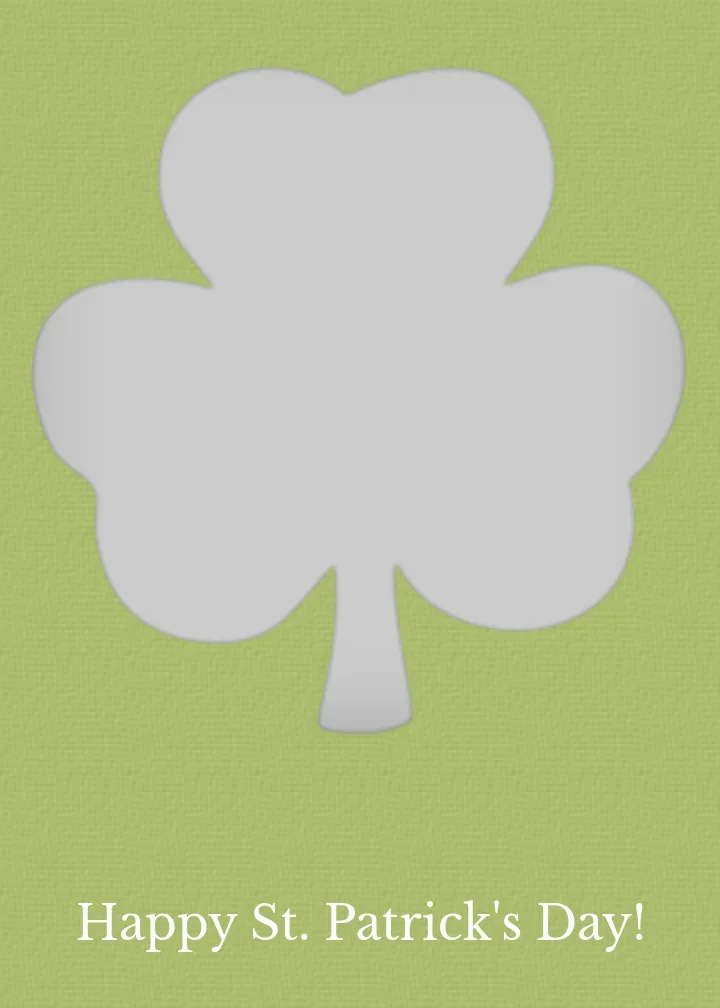 Shamrock Frame card image