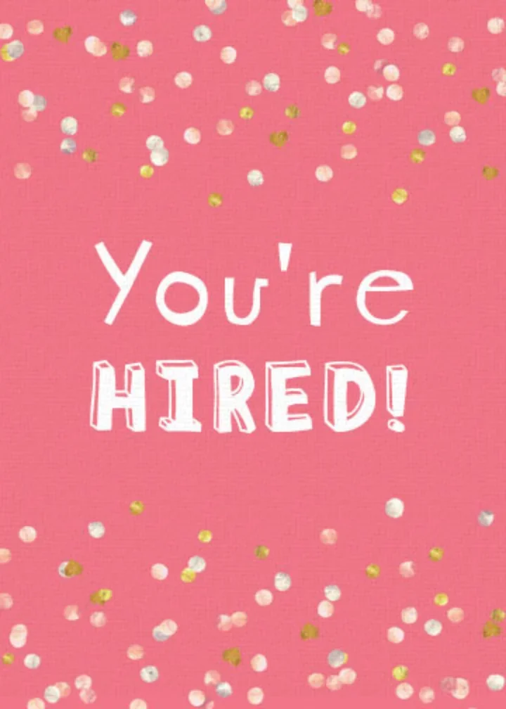 You're Hired! card image