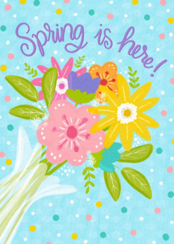 First Day of Spring card image