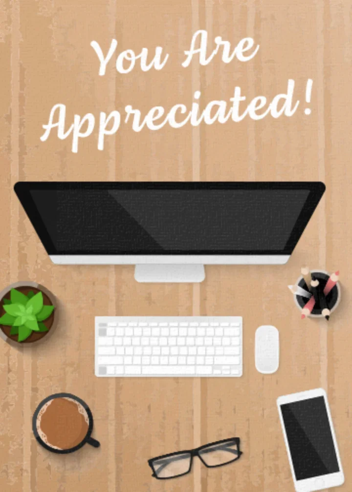 Employee Appreciation Desk card image