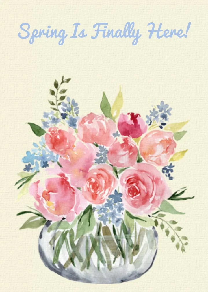 Spring Is Finally Here card image