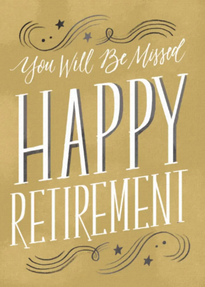 Happy Retirement card image