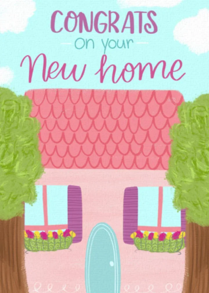 Congrats On Your New Home card image