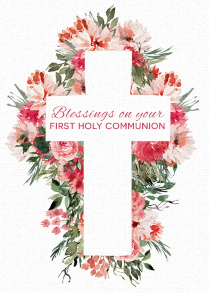First Holy Communion card image