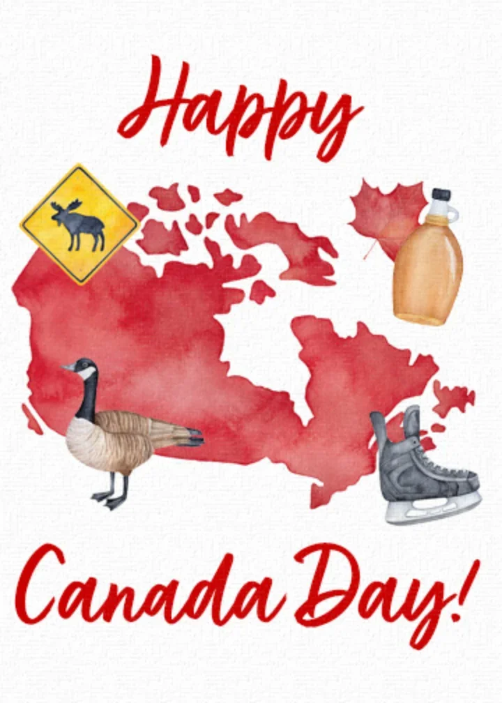 Canada Day Map card image