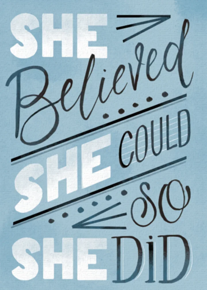 She Believed card image