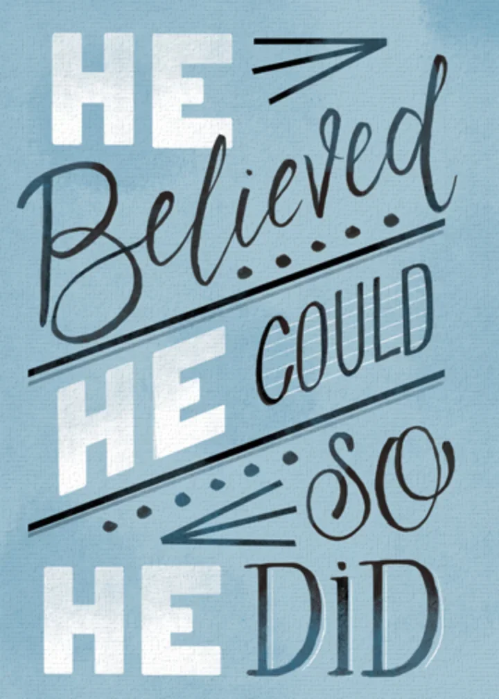 He Believed card image
