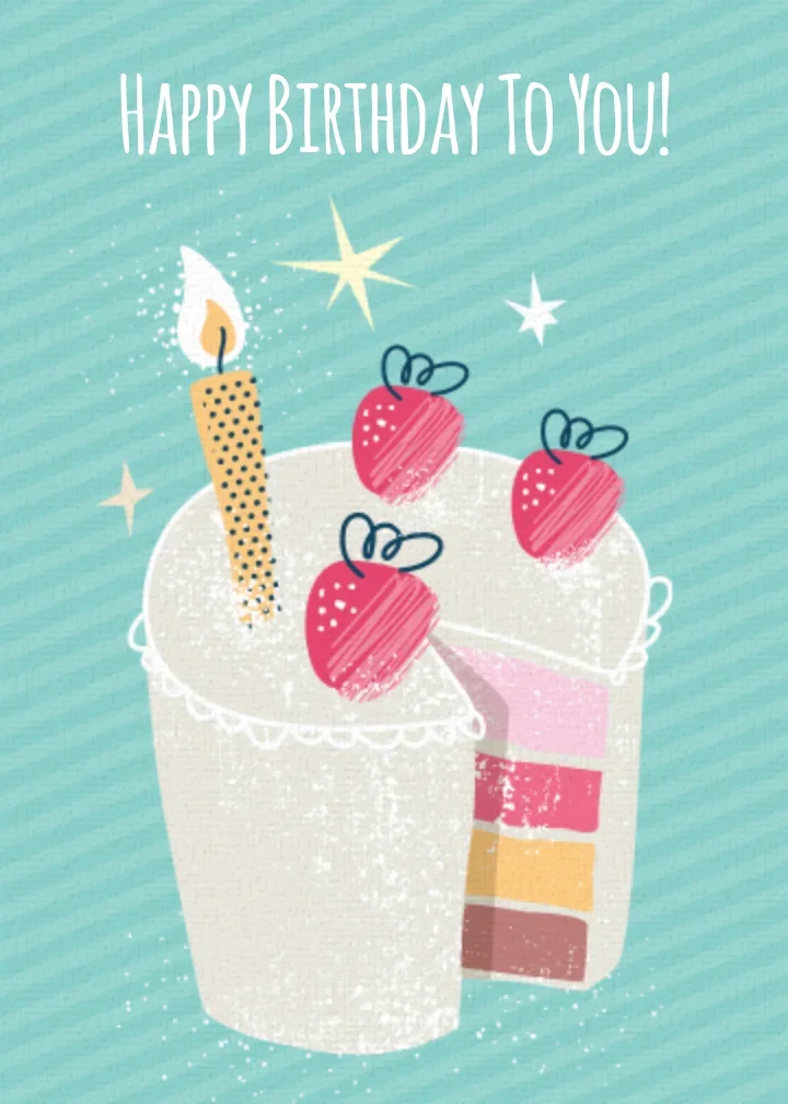Birthday Cake Sparkles card image