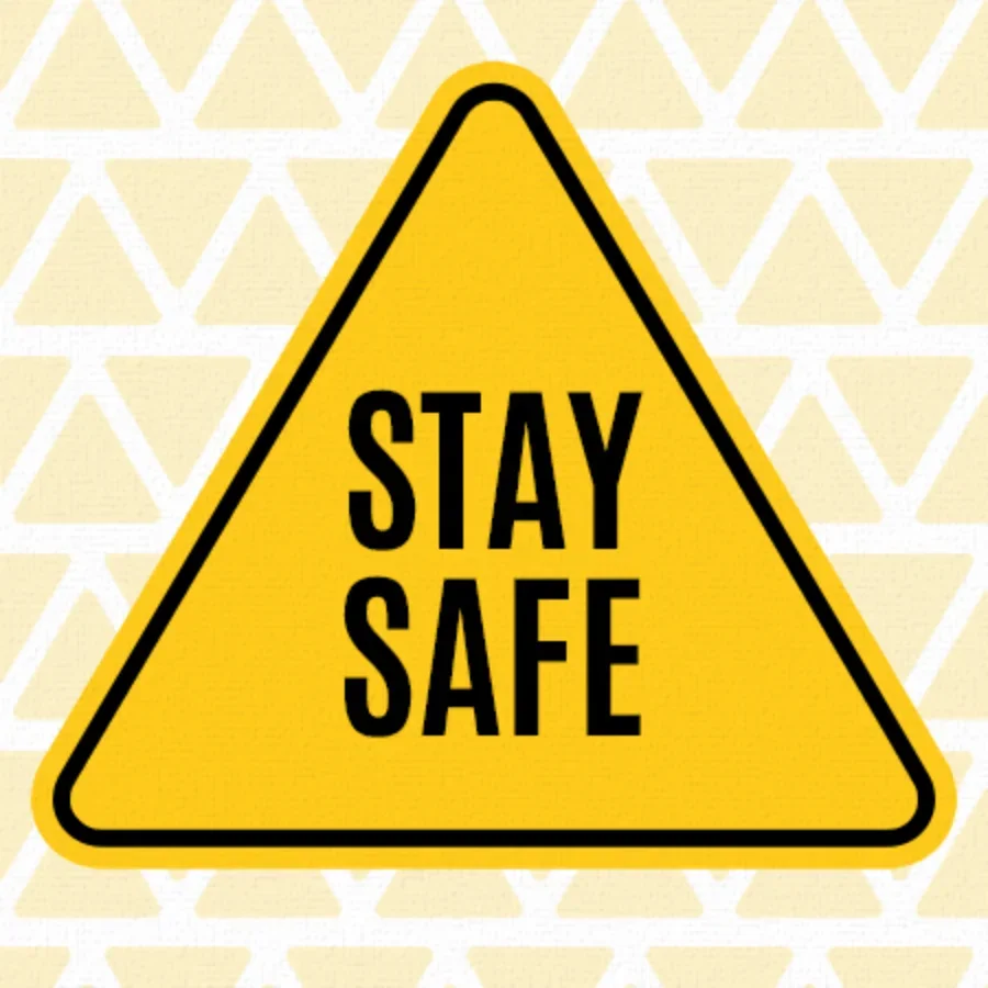 Stay Safe Sign card image