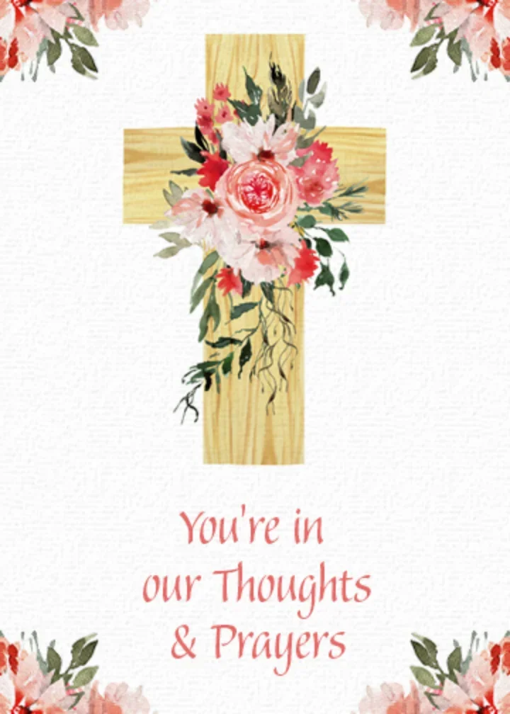 Thoughts & Prayers card image