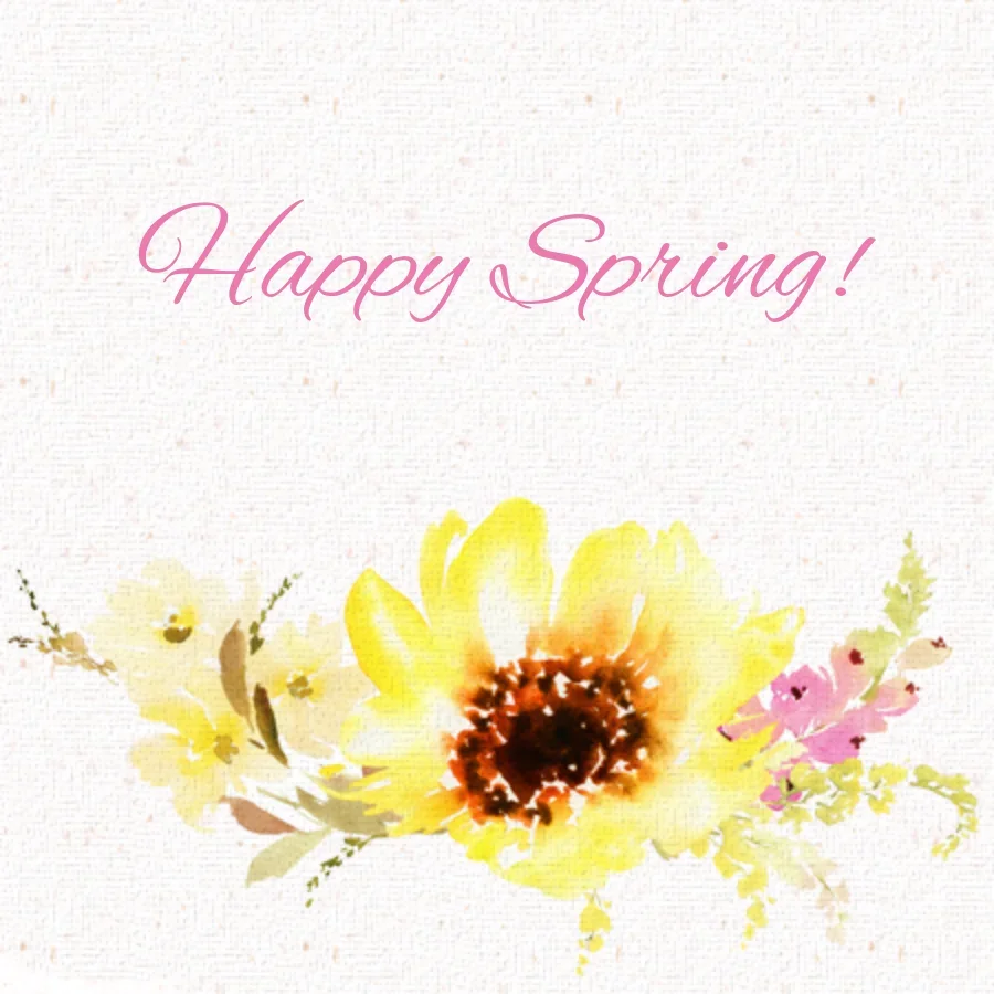 Cheerful Flowers card image
