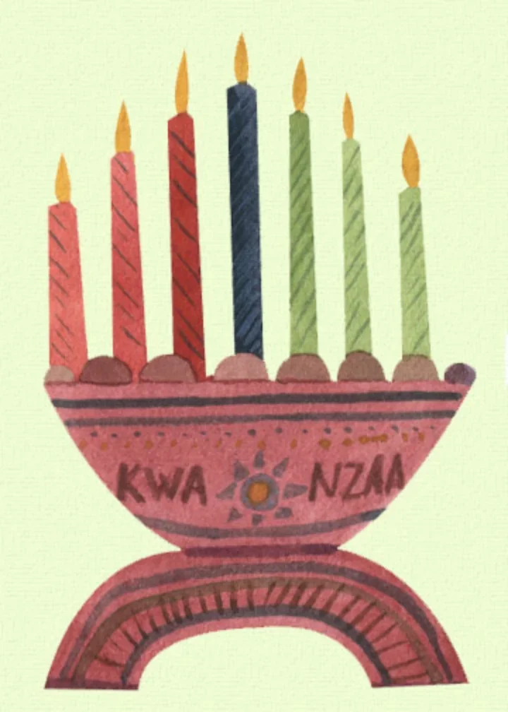 Kwanzaa Kinara card image