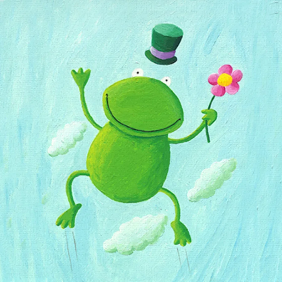 Happy Leap Day Frog card image