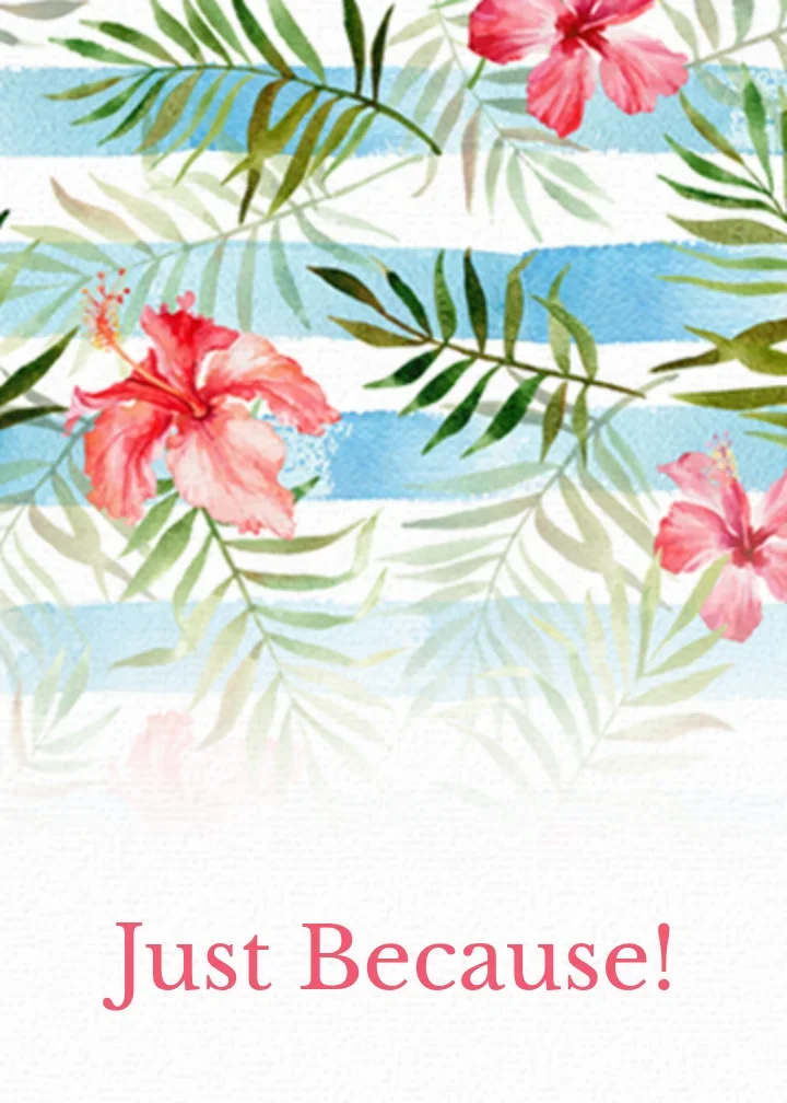 Flowers Just Because card image