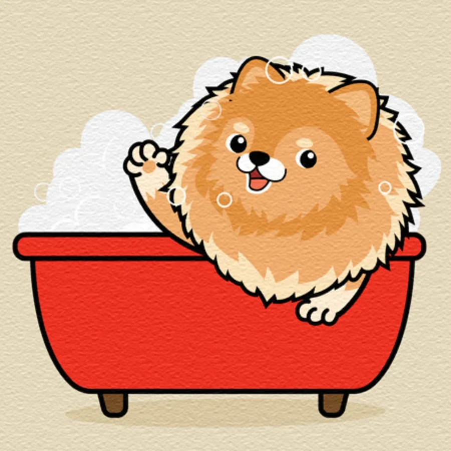 Dog Bubbles card image