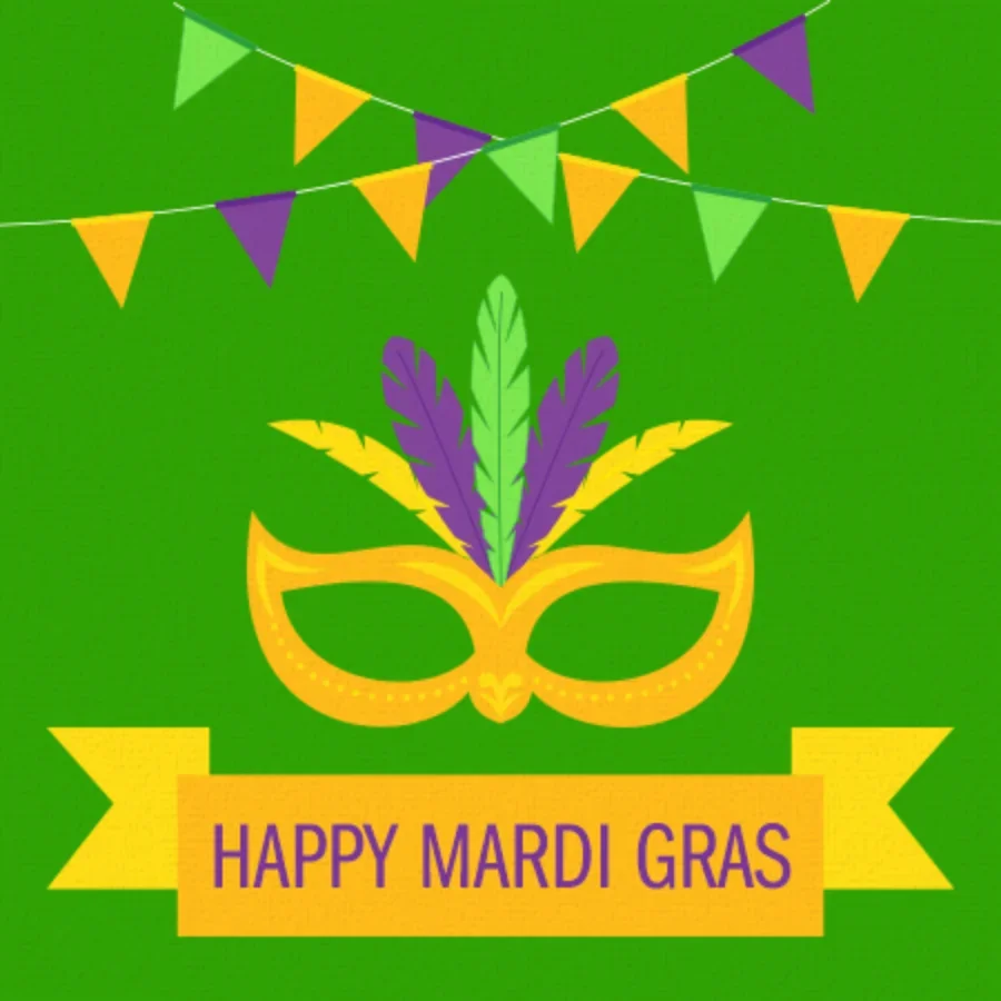 Mardi Gras Masquerade card image