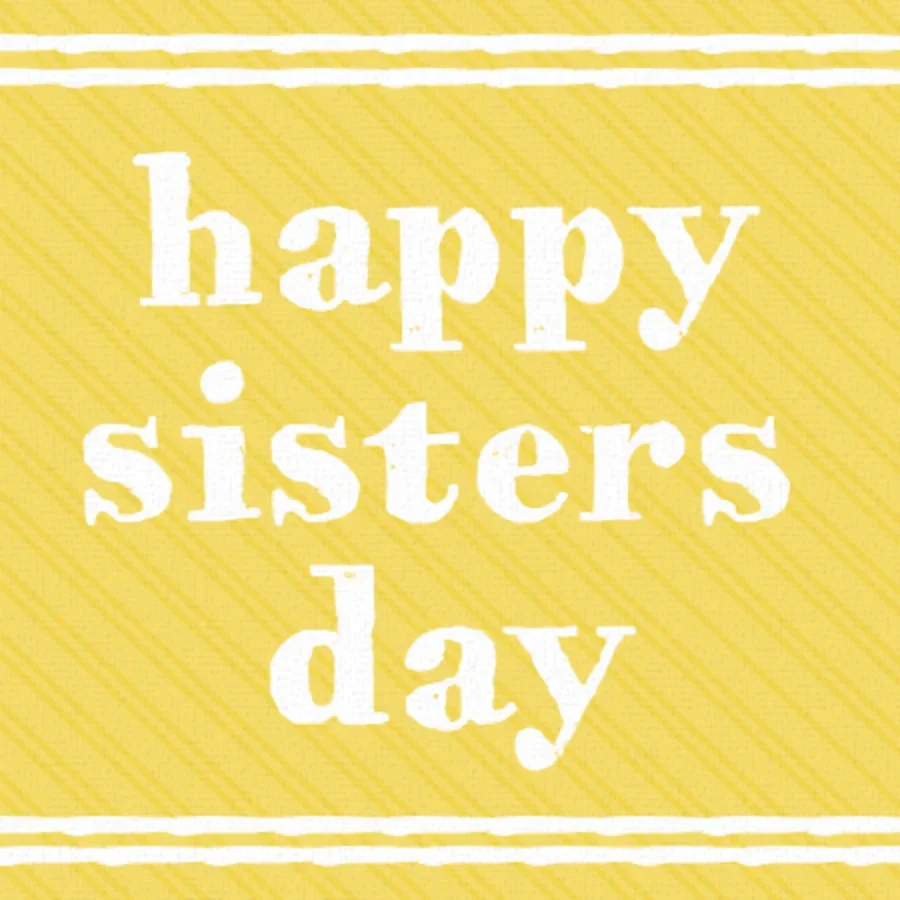Sisters Day Stripes card image