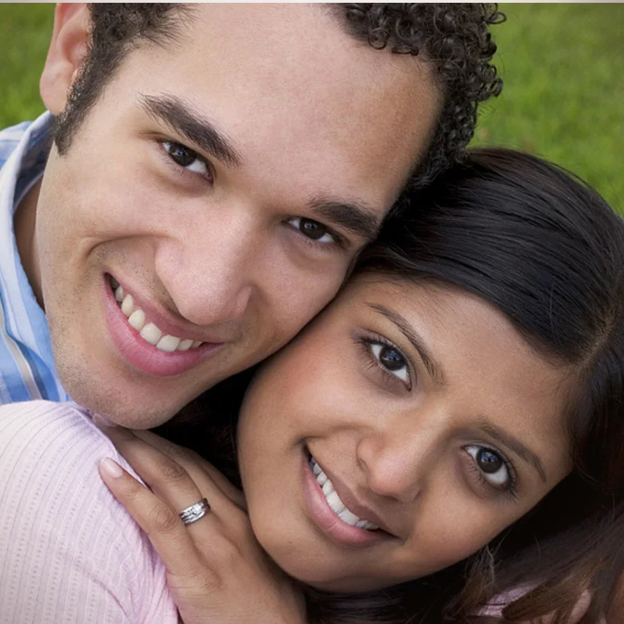 Square Engagement Photo card image