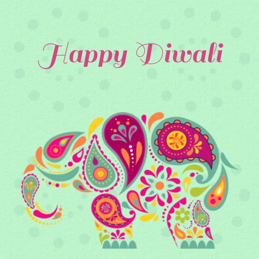 Diwali Ganesha card image
