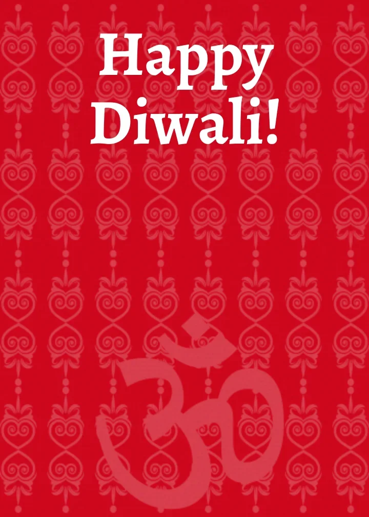 Decorative Diwali card image