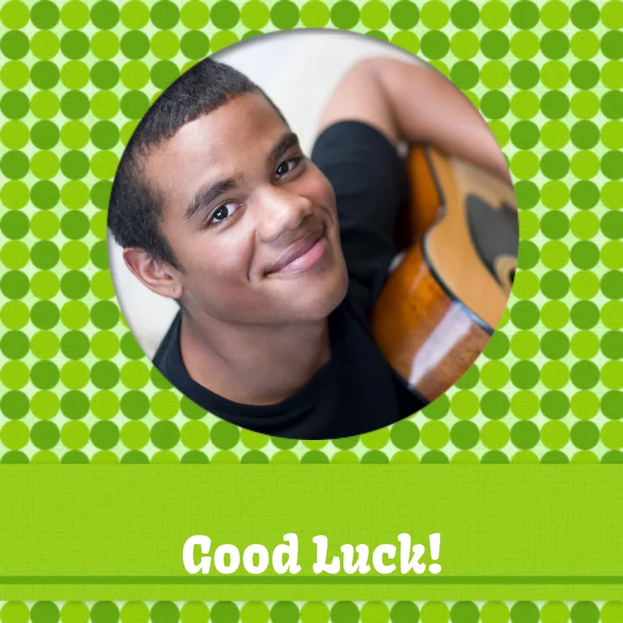 Green Dot Photo Frame card image