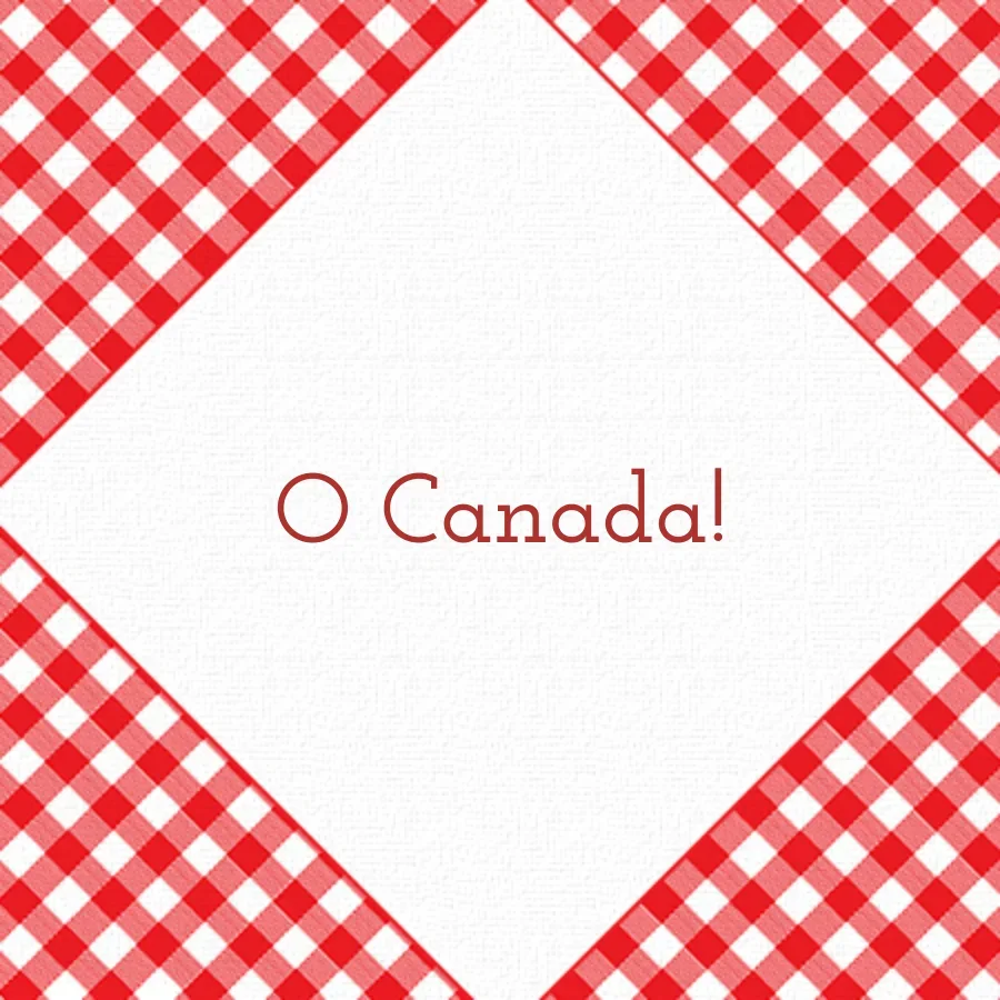 O Canada card image