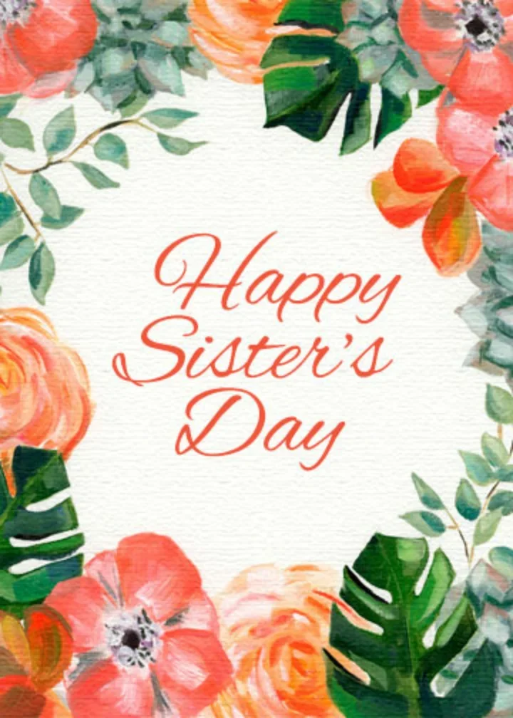 Sister's Day Bouquet card image
