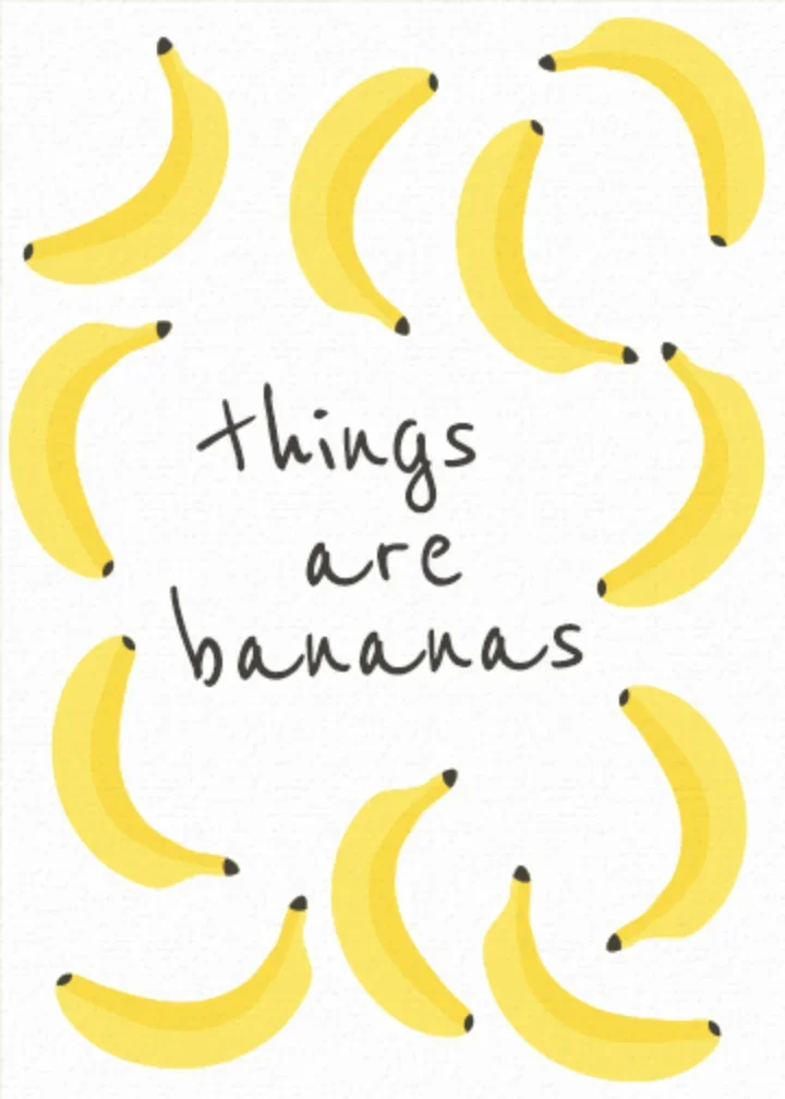 Bananas Just Because card image