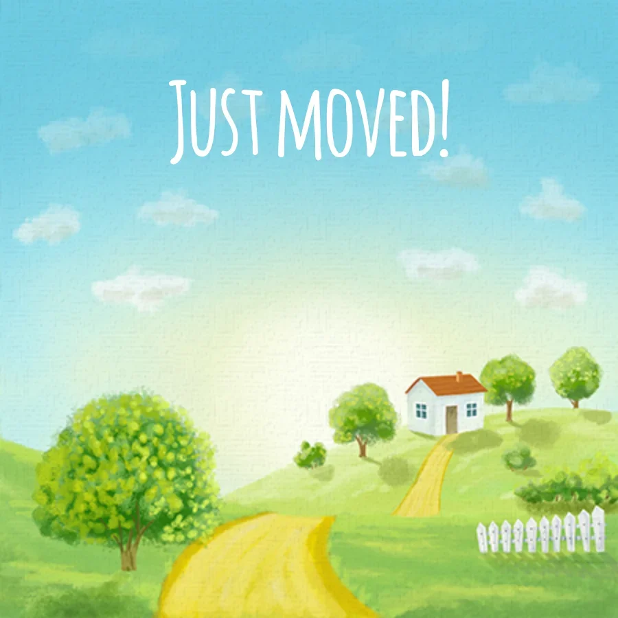 Sunny Day New House card image