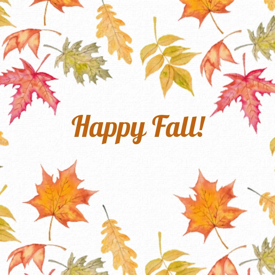 Fall Equinox Watercolor card image