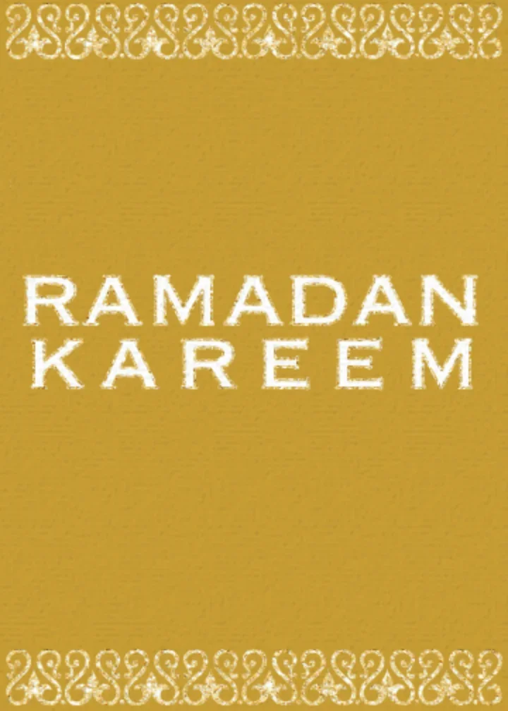Gold Ramadan Kareem card image