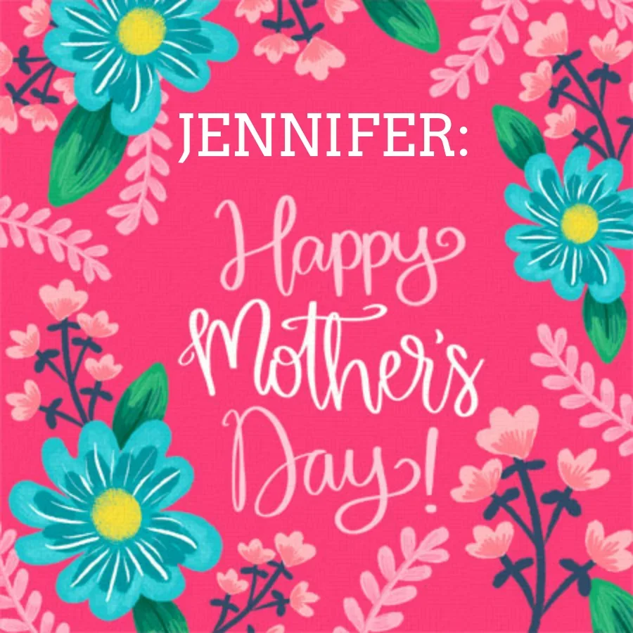 Personalized Mom card image