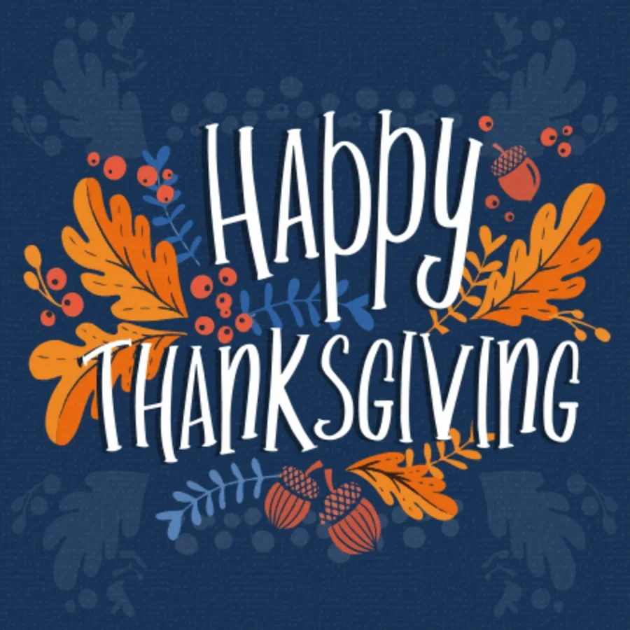 Rustic Happy Thanksgiving card image